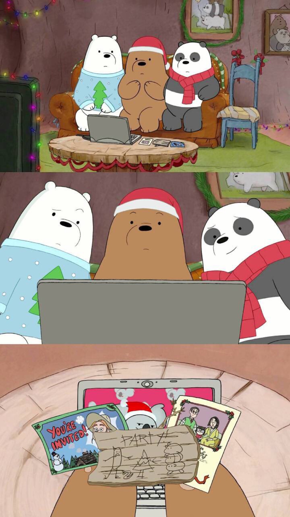 咱们裸熊 咱们裸熊 wbb 这是一部美国的动画片 主角是三只熊 做每一件