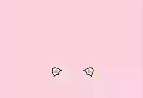 qq个性名片背景 背景 插画 粉色系 猫耳