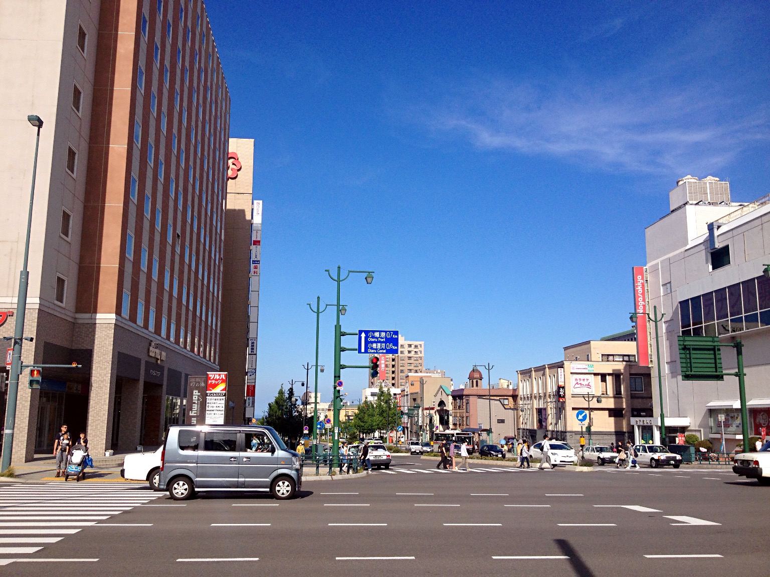 小樽站附近街景