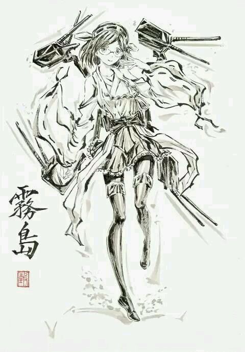 动漫 水墨画 极限の道by紫云冥