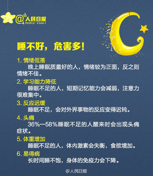 调查显示,平均睡眠时间过短或过长,都会导致慢性疾病发病率增高,甚至