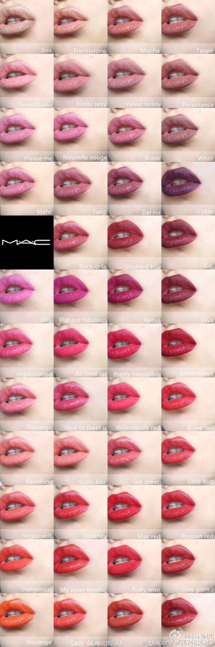 mac 试色