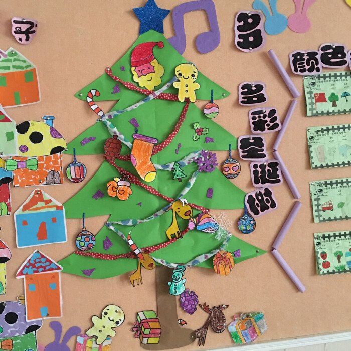 幼儿园主题板块设计.圣诞树