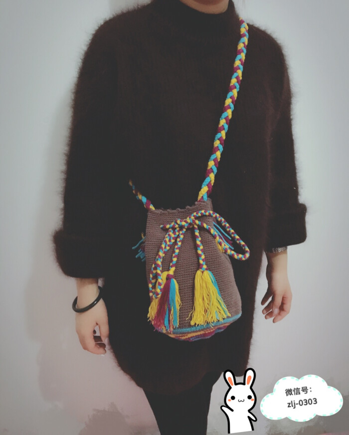 钩针编织水桶包-堆糖,美好生活研究所