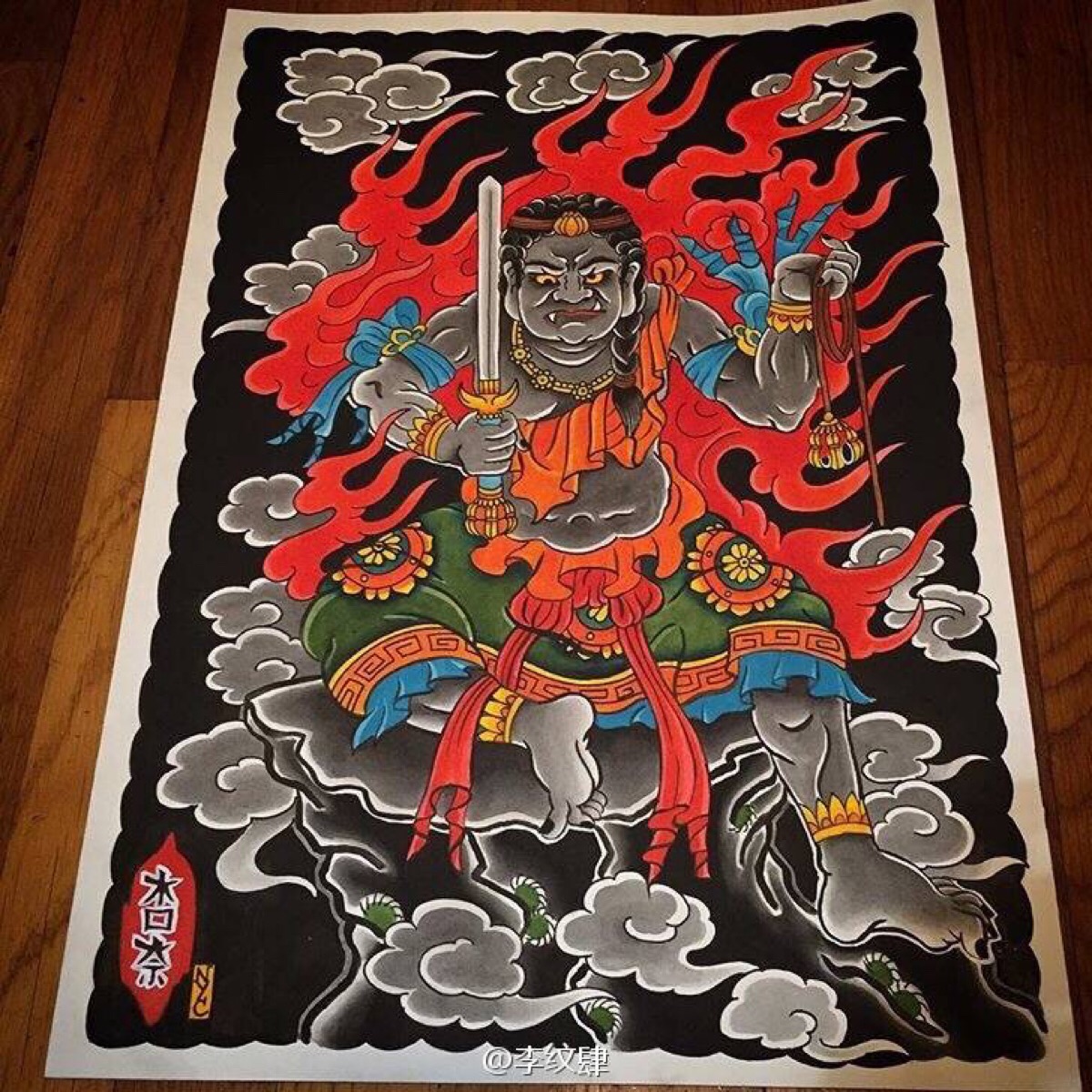 传统纹身 日式纹身 武汉纹身 纹身 刺青 老传统纹身 传统纹身手稿 老