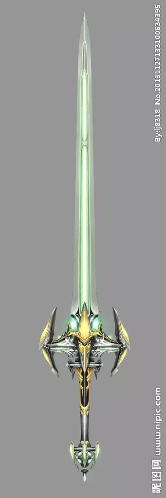 cg游戏原画 武器