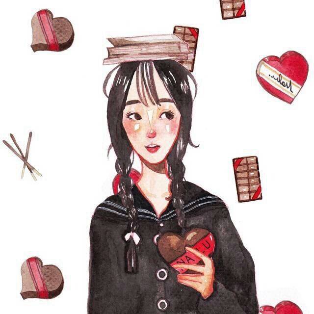 情侣头像美食 吃货