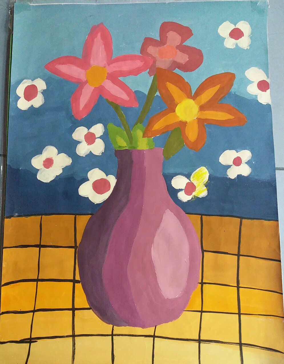 儿童画素材花瓶