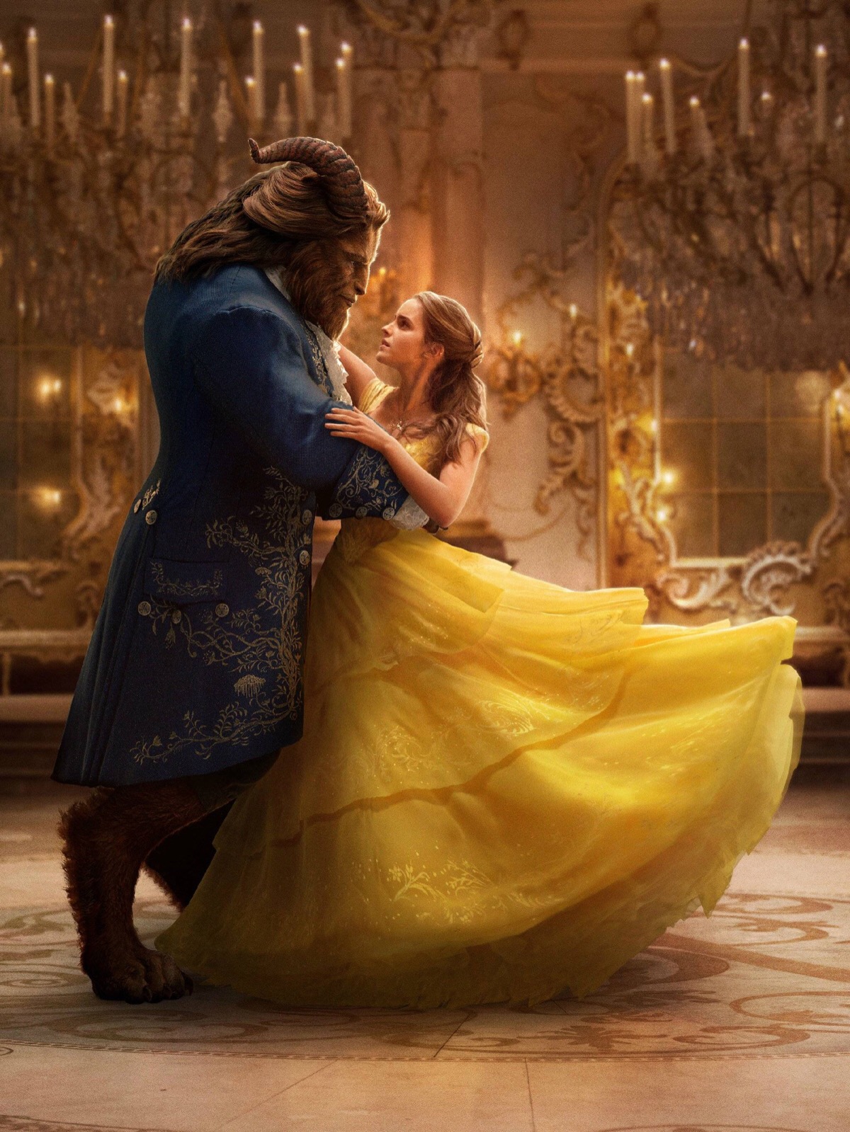 of #emma watson# and #dan stevens# in "beauty and the beast"