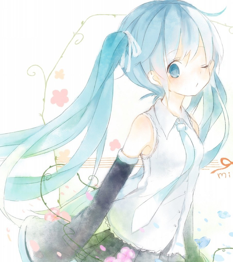 情侣头像 初音未来