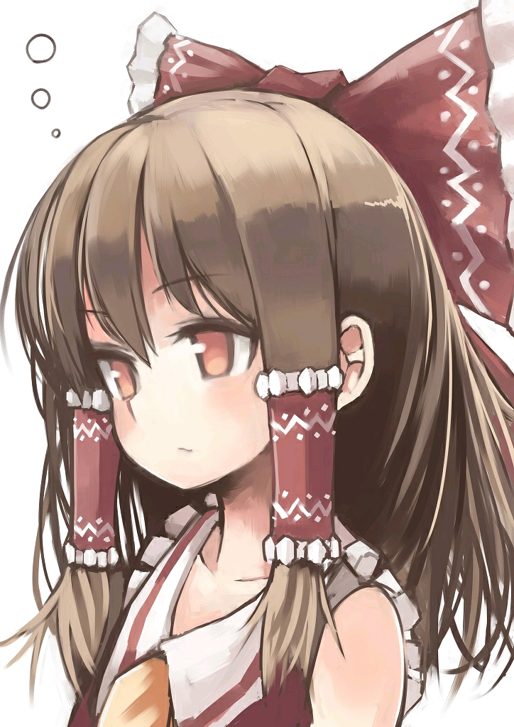 少女 二次元 插画 清新 华丽 唯美 可爱 意境 博丽灵梦 东方project