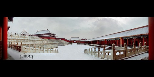 下雪后的故宫唯美风光摄影图片