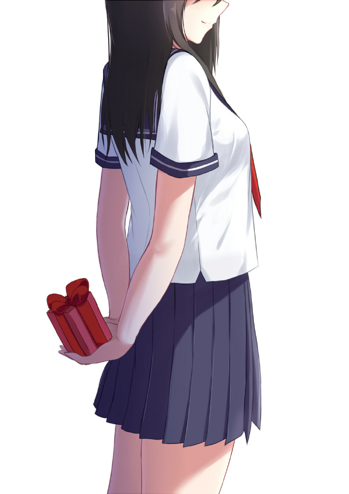 jk 动漫美少女 可爱 告白