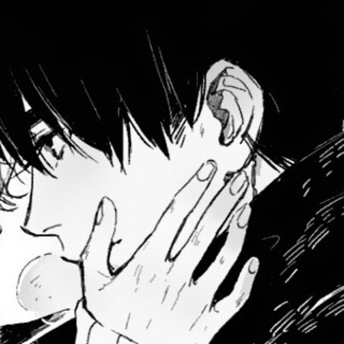 【男漫头】 色彩 基佬 腹黑 动漫头像 黑白@天下美男都是基
