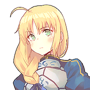 头像 女头 漫头 fate saber 亚瑟王 呆毛