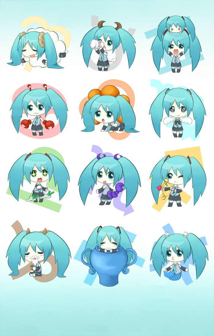 初音版十二星座