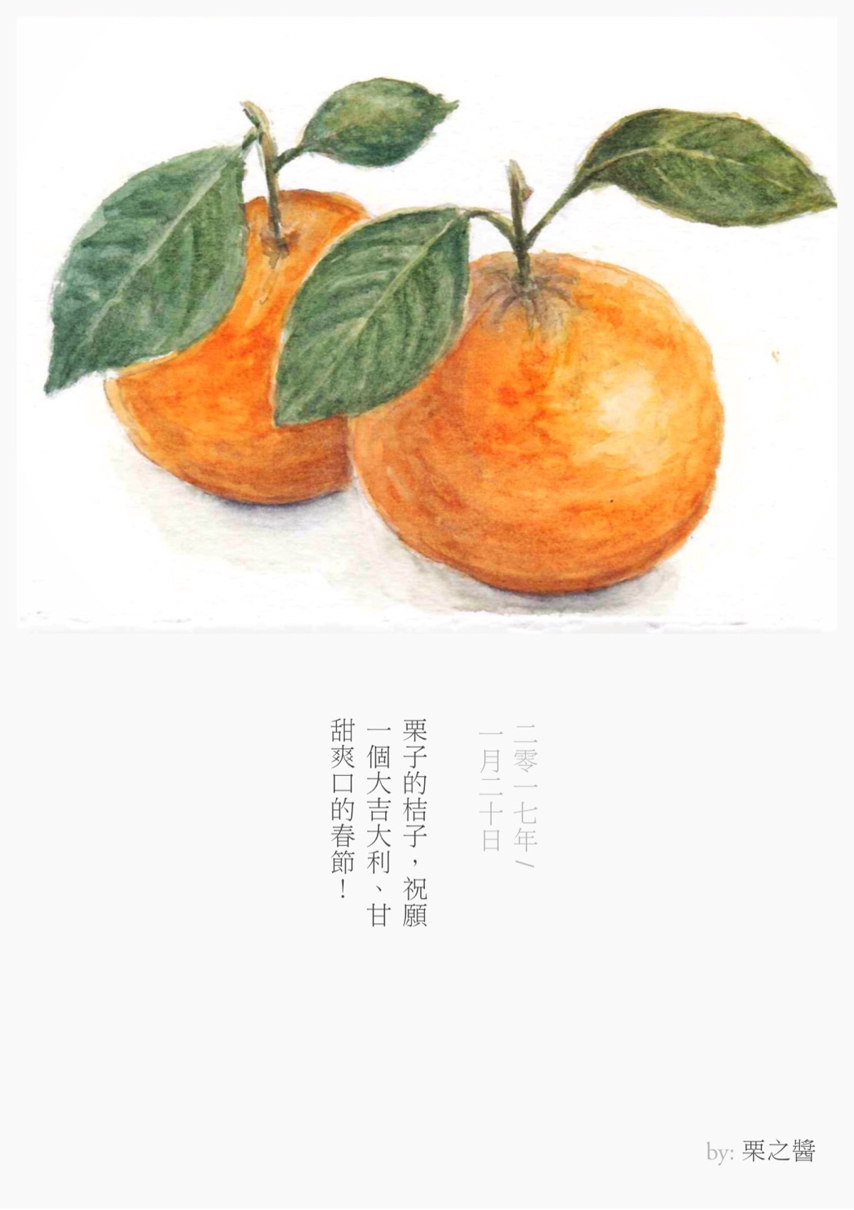 【金桔】桔子by栗子,大吉大利哦!祝福一个甘甜爽口,鲜艳多彩的春节!