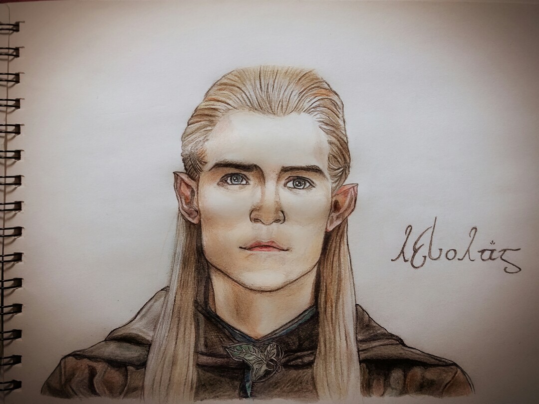 legolas 莱戈拉斯 指环王 魔戒 霍比特人 小叶子 瑟兰迪尔 中土