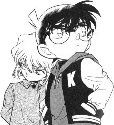 柯哀 江户川柯南 灰原哀 漫画 头像 壁纸 名侦探柯南