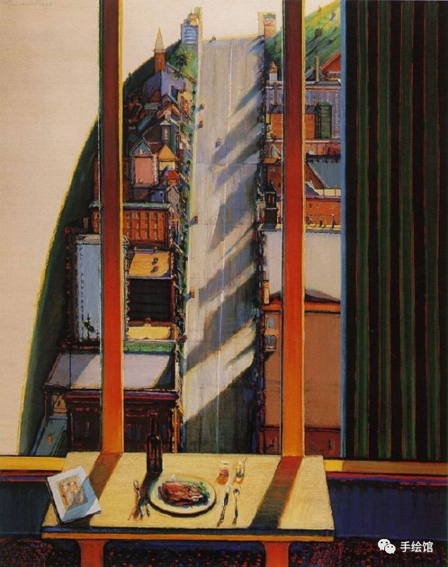 超现实主义绘画 盗梦空间|wayne thiebaud