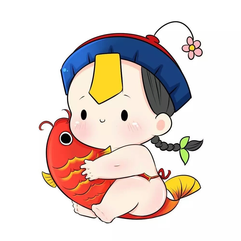 新年快乐#还要祝小僵尸奶爸奶妈好朋友年年有鱼(大家都说的小僵尸新