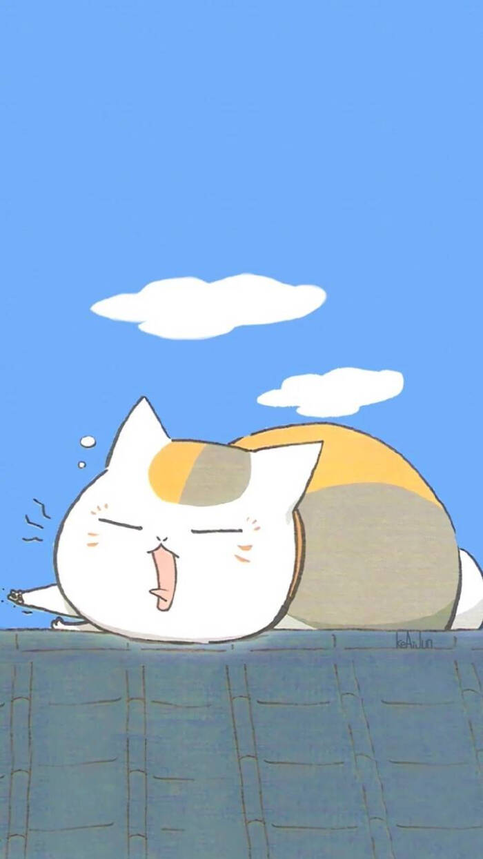 夏目友人帐猫咪老师壁纸可爱死啦我们的喵咕森森