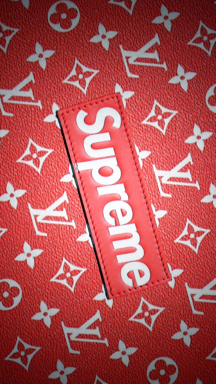 壁纸iphone手机壁纸 supreme lv合作版