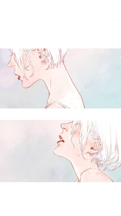《亲爱的l》自截壁纸,白底壁纸,漫画手绘,les
