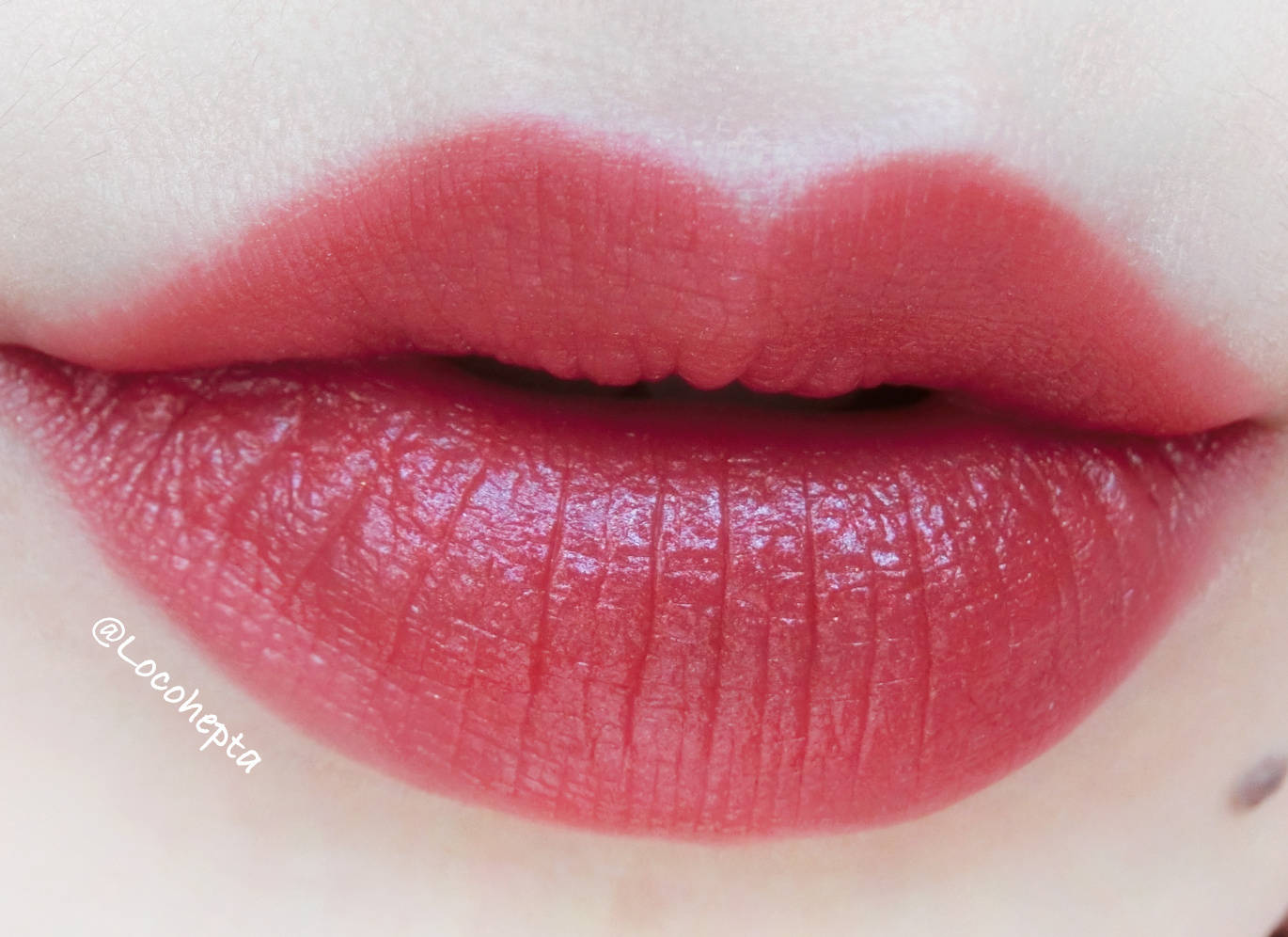 美妆手帐##口红试色# chanel rouge allure 135 搜功课发现这么好看
