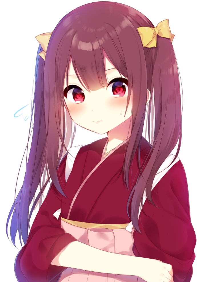 『沫沫』动漫原创 插画手绘 二次元 少女 唯美 萌 双马尾