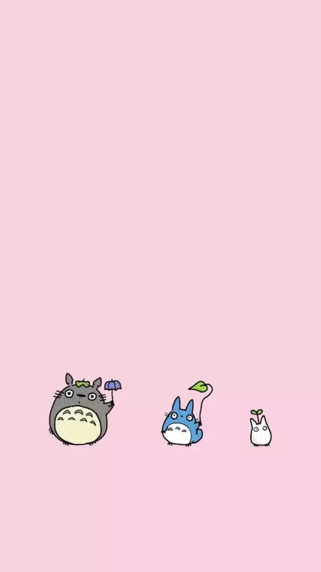 龙猫 壁纸 简约.