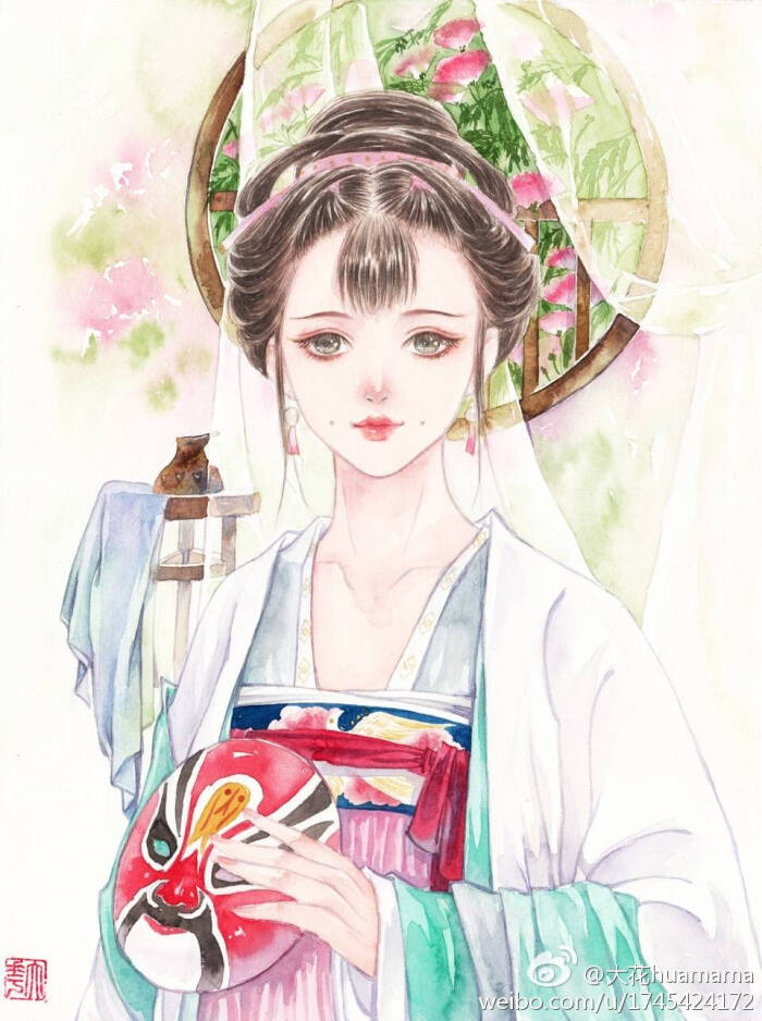 大花 古风少女