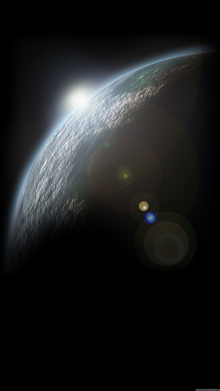 三星手机壁纸【1440x2560】samsung galaxy s6 地球 太阳 宇宙