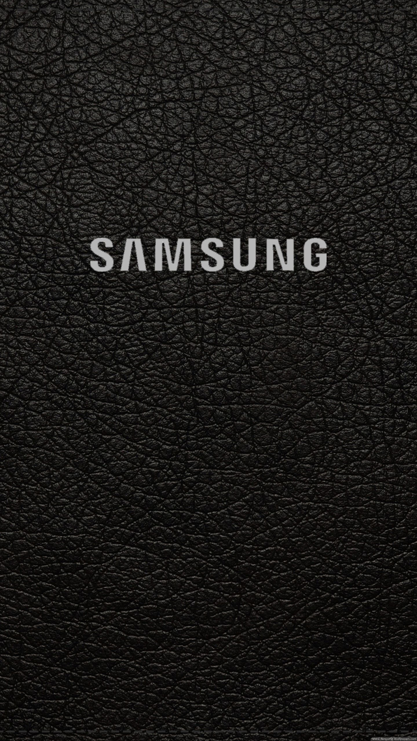 三星手机壁纸【1440x2560】samsung galaxy s6 三星logo 黑色 皮革
