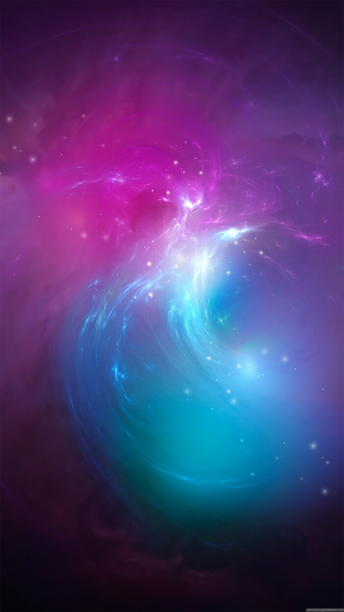 三星手机壁纸【1440x2560】samsung galaxy s6 紫色 星云