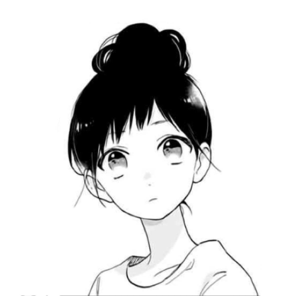 自截自修◎short cake cake 少女漫画◎女头◎情侣头像◎情头◎黑白