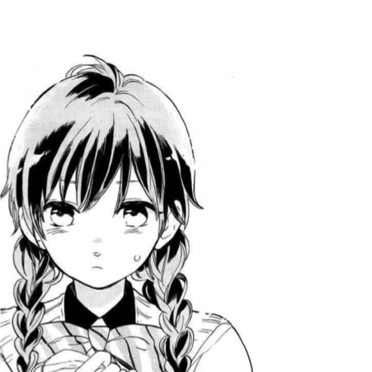自截自修◎short cake cake 少女漫画◎女头◎情侣头像◎情头◎黑白