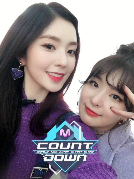 裴珠泫 irene 姜涩琪 m!countdown 后台自拍