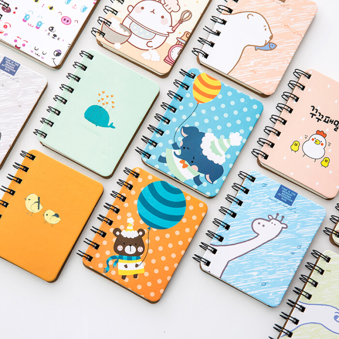 缤纷屋韩国线圈本便携活页笔记本本子学生随身