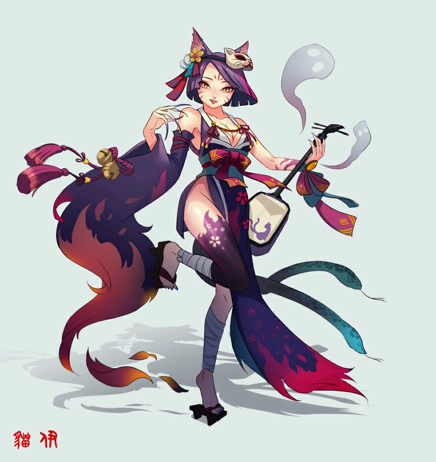九命猫 堆糖网