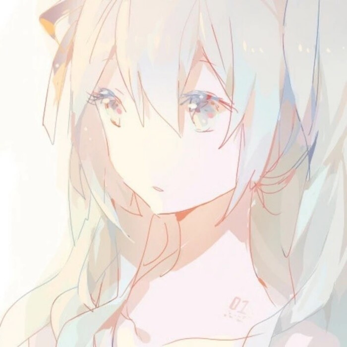 二次元 闺蜜头像 兽耳娘 动漫 猫 花卉 小清新 插画 男生 唯美 美图
