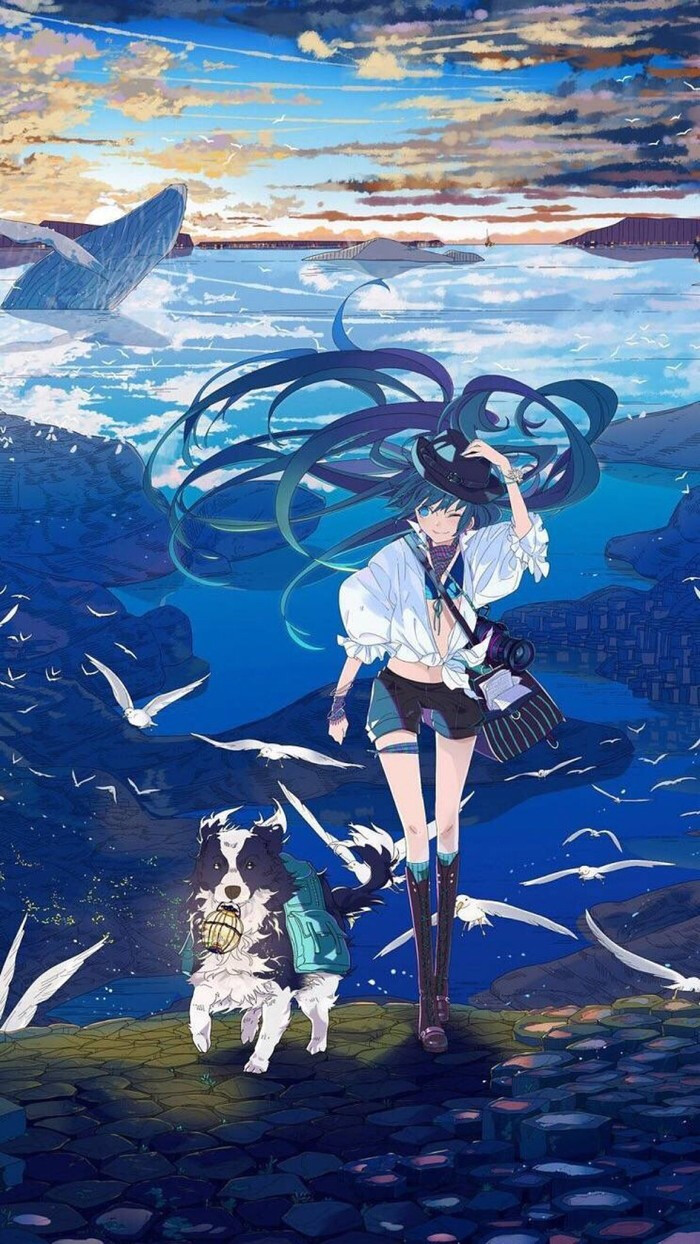 小清新蓝色☆壁纸