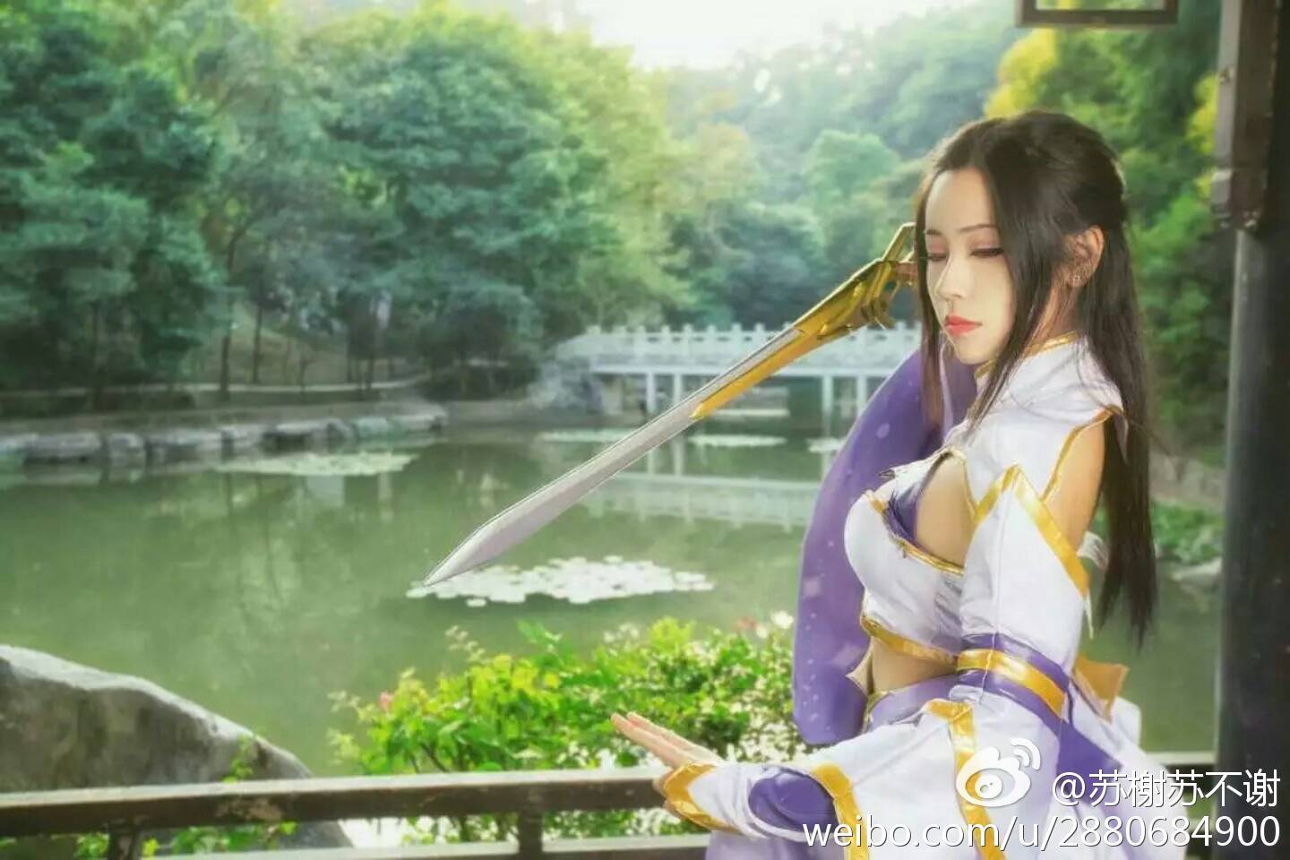 王者荣耀cos露娜紫霞仙子,cn苏榭 微博@苏榭苏不谢 「我的意中人是个