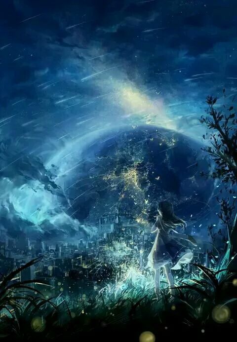 星空下