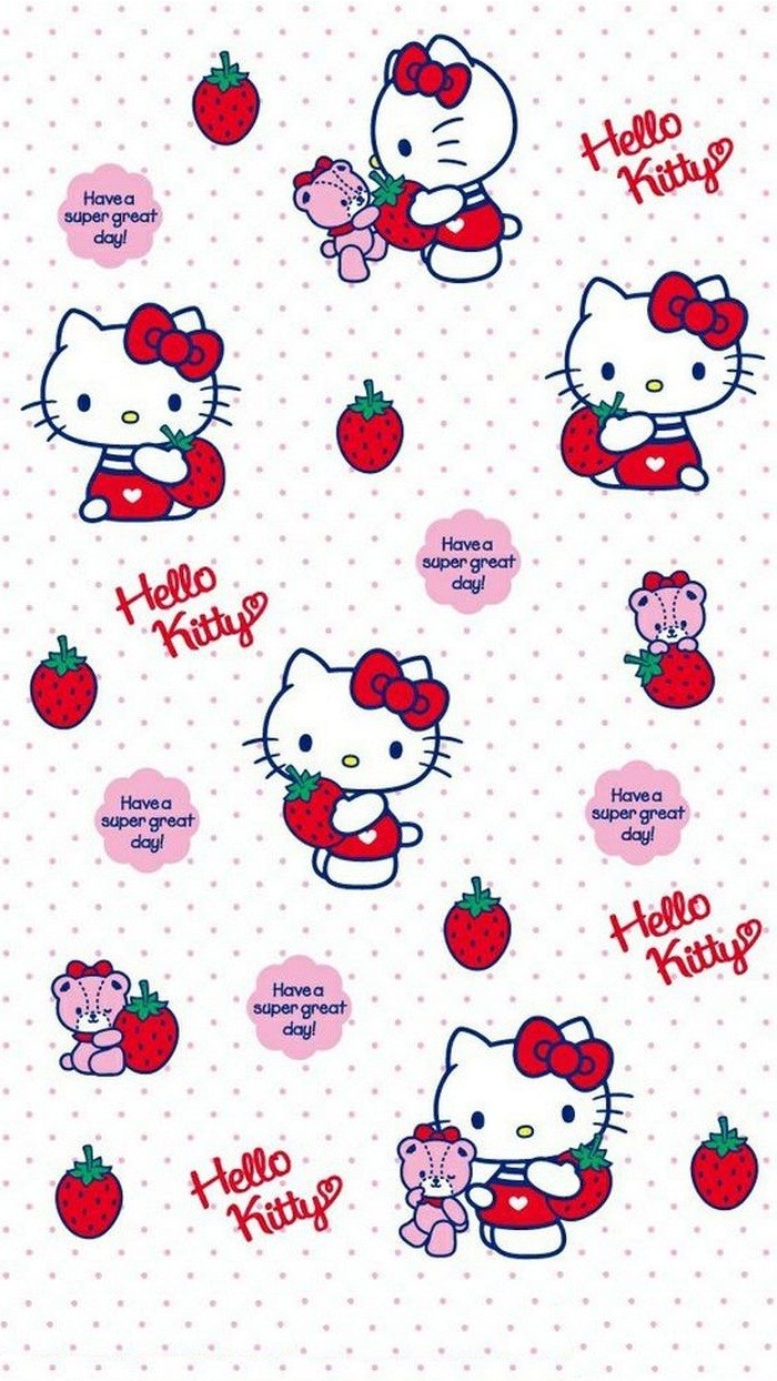 凯蒂hello kitty手机聊天桌面壁纸