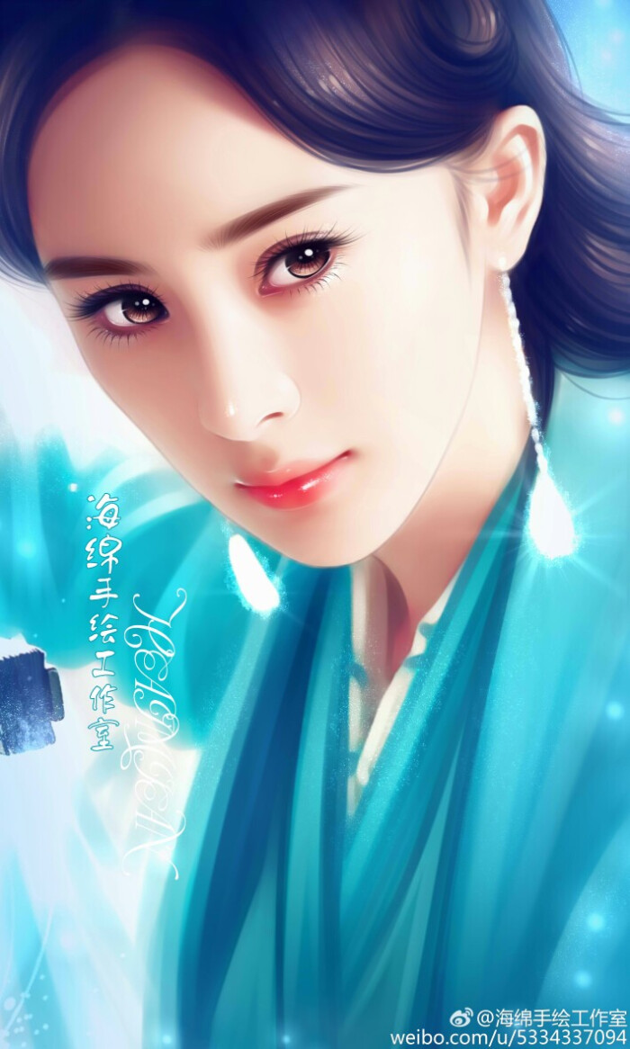 杨幂「白浅」三生三世十里桃花 剧照〔海绵手绘工作室〕