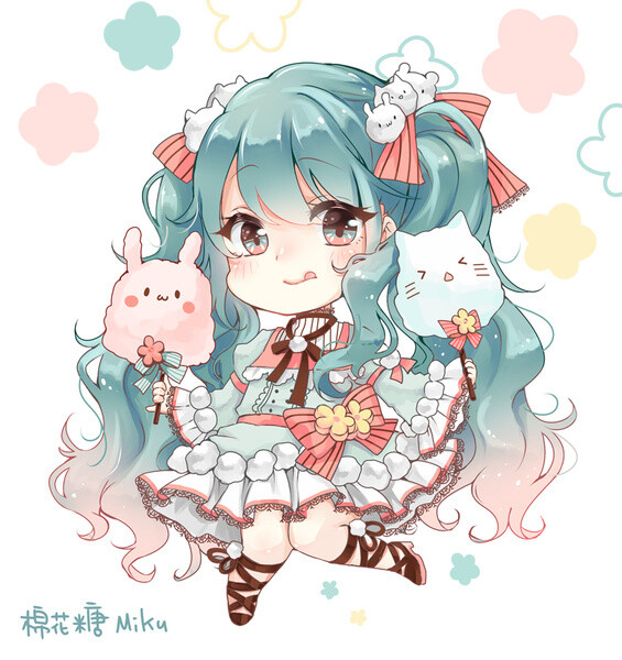 棉花糖miku(●˙˙●) 假装是拟人关于600收的激动