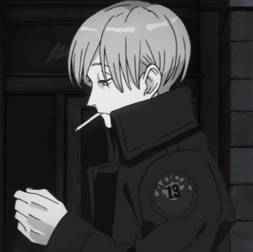 【男漫头】acca 色彩 自截 基佬 腹黑 动漫头像 黑白@独步