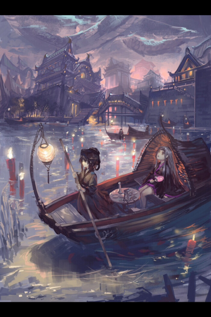 人物 动漫 高清 b站 萌 小清新 头像 唯美 意境 插画 水彩 绘画 可爱