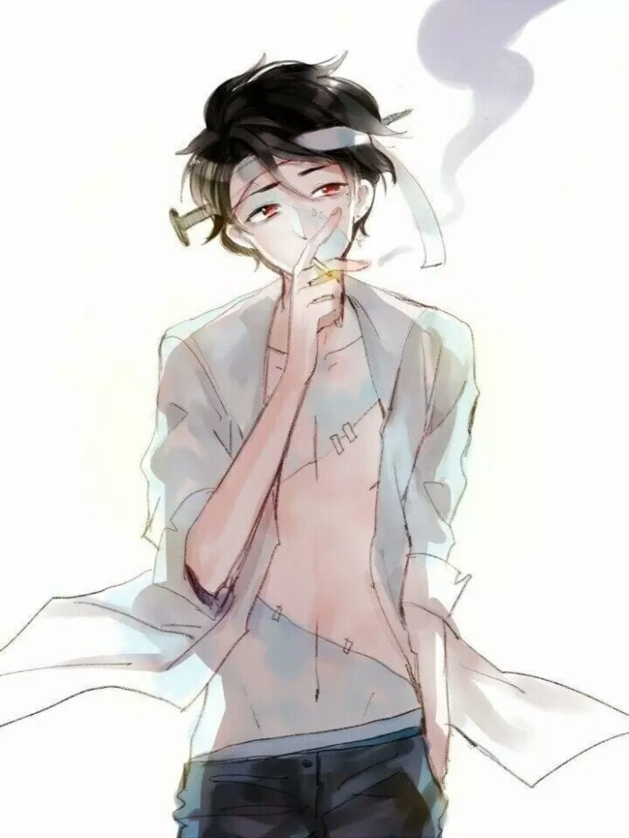 朝花夕拾#叶陵头像 男头 漫头 痞子 诱惑 邪魅 抽烟 霸气 酷炫